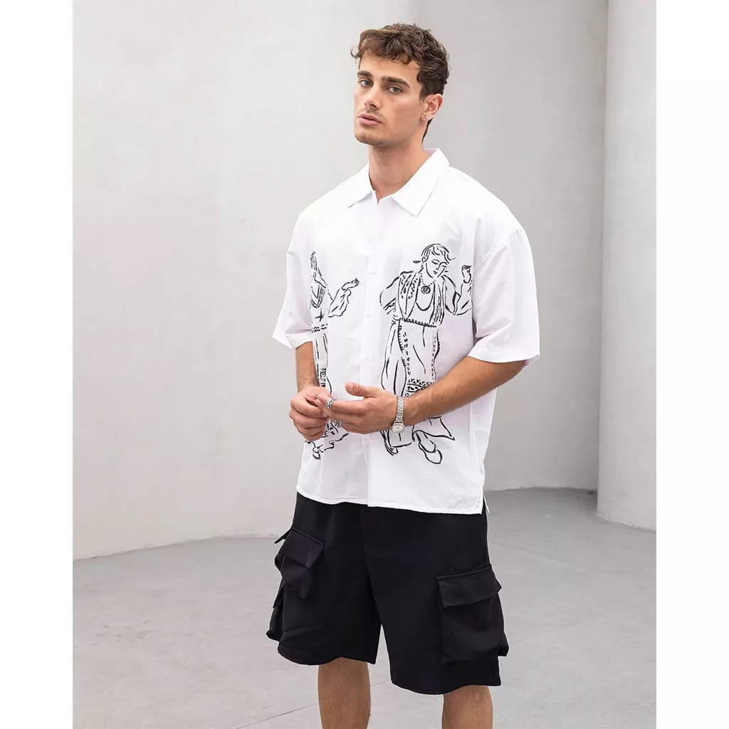 Tomorrow brand dance shirt, white color