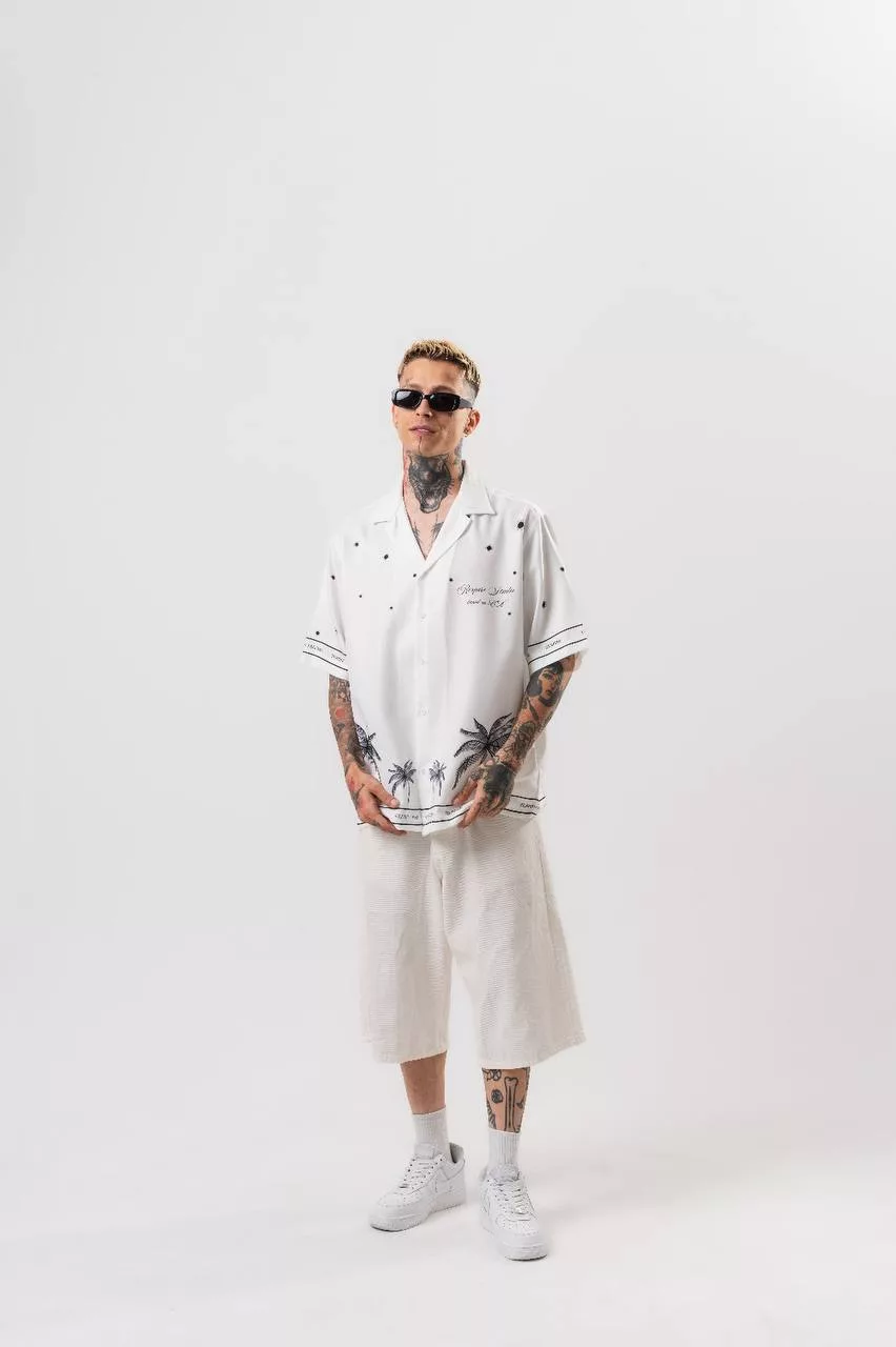 Silent night shirt, Respire brand, white color